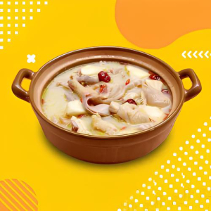 Pepper Chicken and Pork Tripe Pot