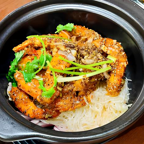 Pepper Jumbo Shrimp Pot