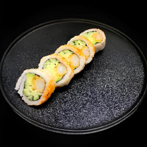 Sumomaki aux crevettes tempura