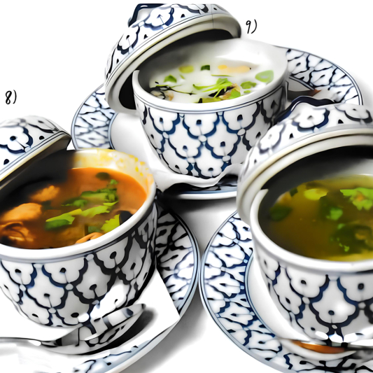 8. Tom Yum &agrave; la jardini&egrave;re de l&eacute;gumes