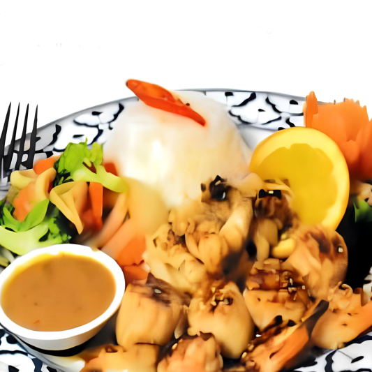 F. Fruits de mer grill&eacute;s