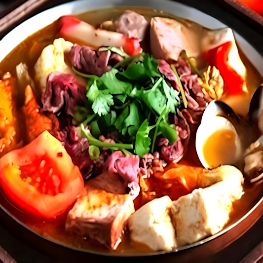 1. Beef Hot Soup / 沙茶牛肉鍋