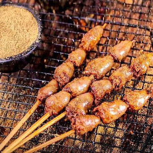 Grilled Chicken Heart (4 pcs) 烤鸡心