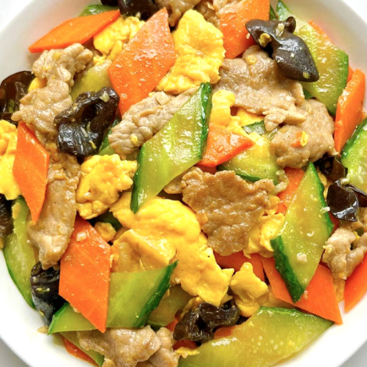 Stir Fry Beef and Vegetable 木须肉