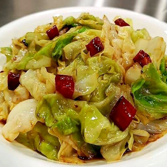 Stir Fry Cabbage 火爆莲花白