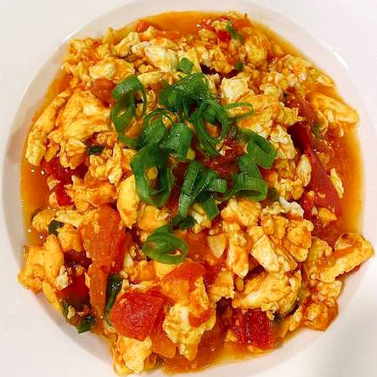 Scramble Egg with Tomatoes 西红柿炒鸡蛋