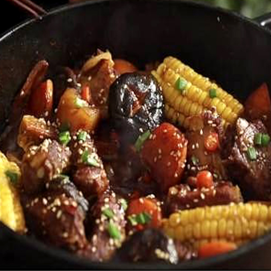 Pork Ribs Ground Pot 地锅排骨