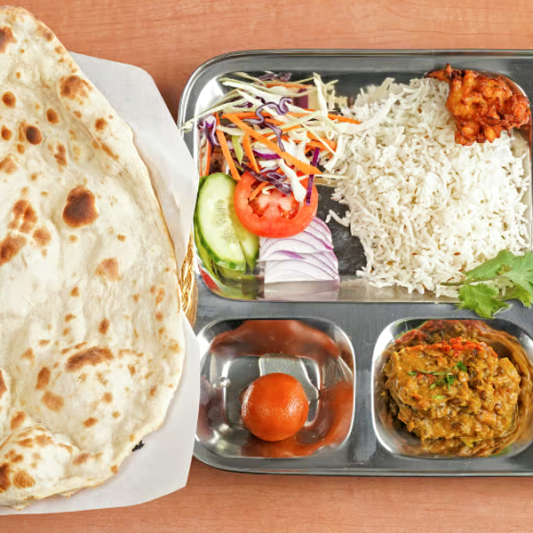 Thali de l&eacute;gumes / Vegetable Thali