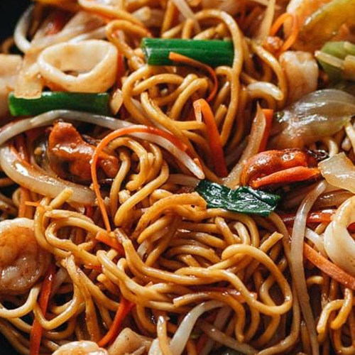 Seafood Stir-Fried Lo Mein