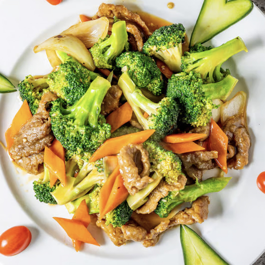 16. Stir-Fried Beef with Broccoli