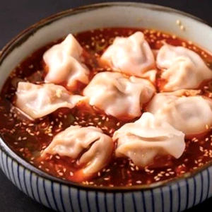 Large Wonton in Red Oil Soup