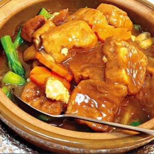 Roasted Pork Belly & Tofu Casserole