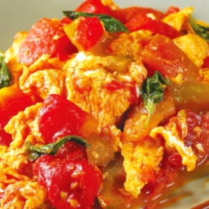 Stir-Fried Tomato with Egg