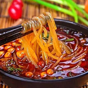 Hot & Sour Rice Noodle Soup
