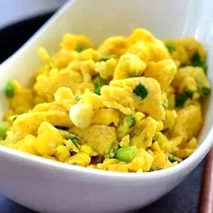 Pan-Fried Egg with Green Onion