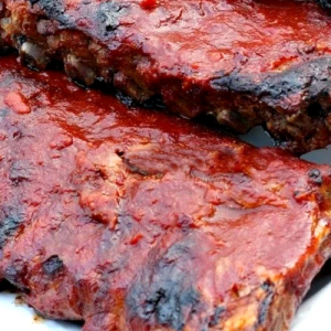 Baby Back Rib with Sauce