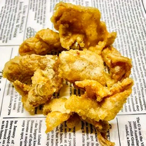 Stir-Fried Spicy Chicken Skin