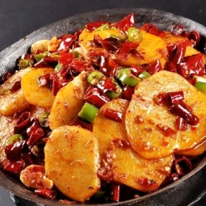 Stir-Fried Shrimp (Shell-On) with Potato