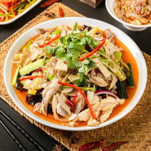 Shredded Chicken with Sesame Oil