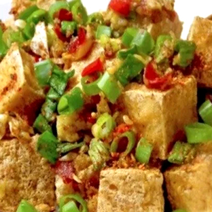 Deep-Fried Tofu with Salt & Pepper