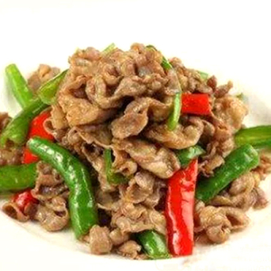 Stir-Fried Lamb with Green Chili