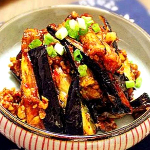 Stir-Fried Eggplant in Yuxiang Sauce