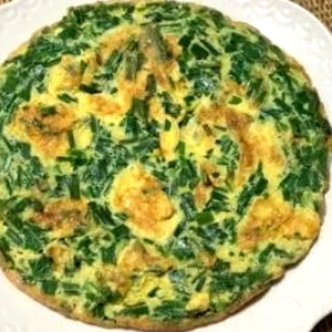 Pan-Fried Egg with Chinese Chives