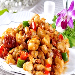 Stir-Fried Spicy Chicken Cartilage