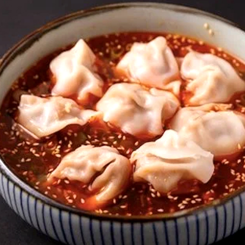 Large Wonton in Red Oil Soup