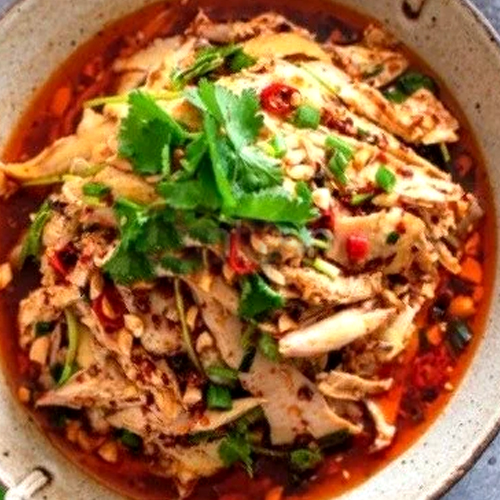 Shredded Chicken (Boneless) with Secret Recipe Jiaoma Sauce
