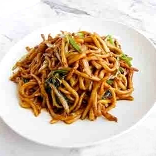 Shanghai Style Chicken Fried Noodles