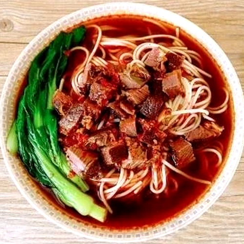 Spicy Beef Rice Noodle Soup