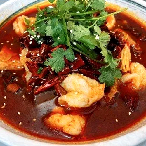 Szechuan Style Pig Blood