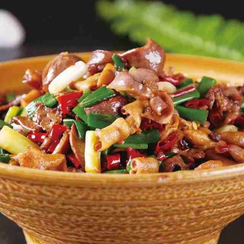 Stir-Fried Chicken Giblets