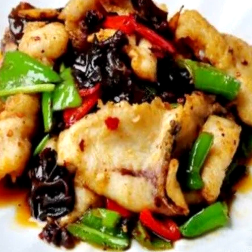 Stir-Fried Spicy Crispy Fish Fillet