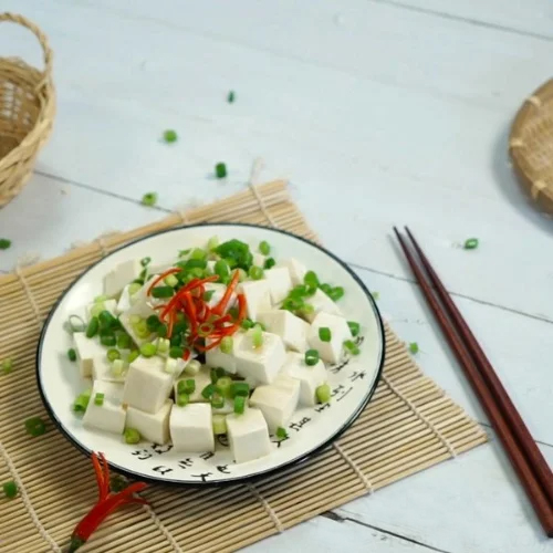 Tofu with Green Onion