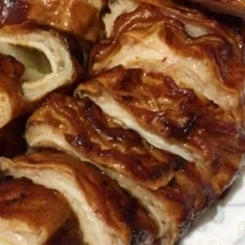 Street Food Crispy Pork Intestine
