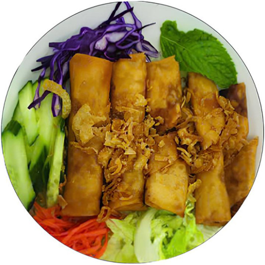 7. Rouleaux de printemps frits v&eacute;g&eacute;tariens (5 mcx) / Chả gi&ograve; chay