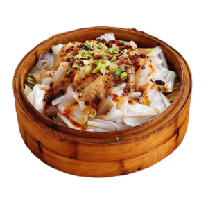 Steamed Chencun Rice Noodles with Dace in Black Bean Sauce 豆豉鲮鱼蒸陈村粉
