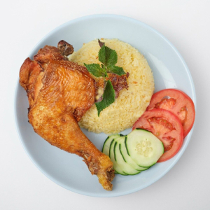 Fried Chicken Leg with Rice 鸡腿饭