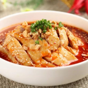 Steamed Chicken with Chili Sauce 口水鸡