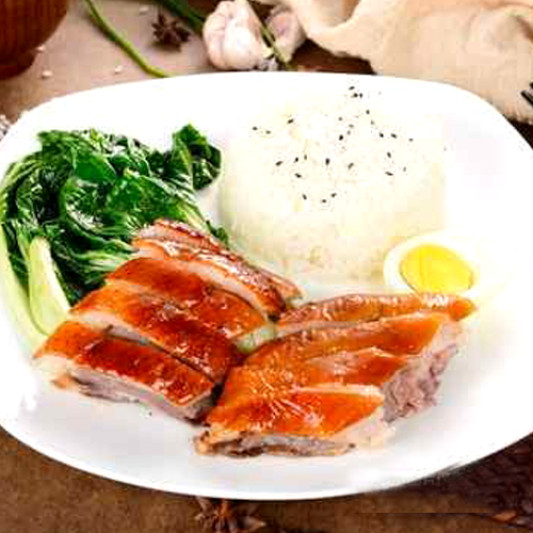 Roasted Duck on the Rice