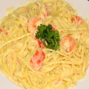 Seafood Alfredo