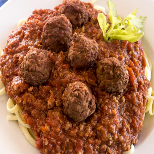 Linguini with Meatballs