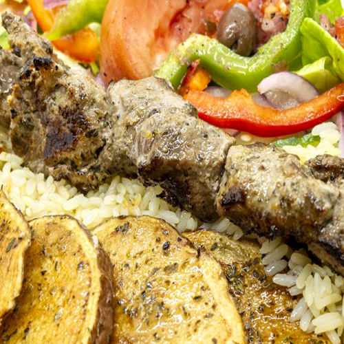 Lamb Souvlaki (Single Skewer)