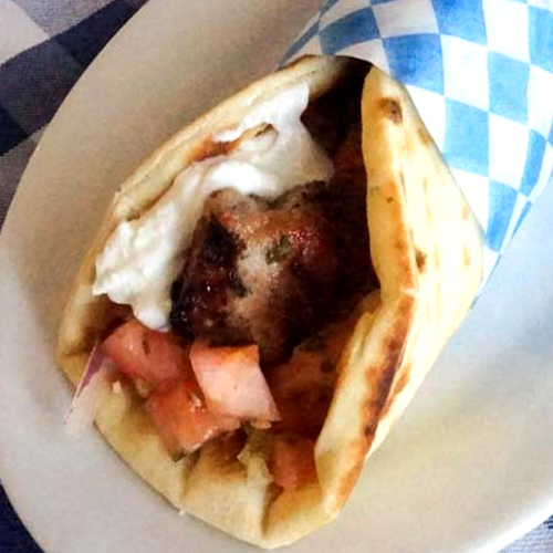 Pork Souvlaki Pita