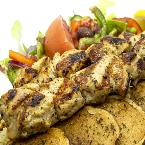 Chicken Souvlaki (Double Skewer)