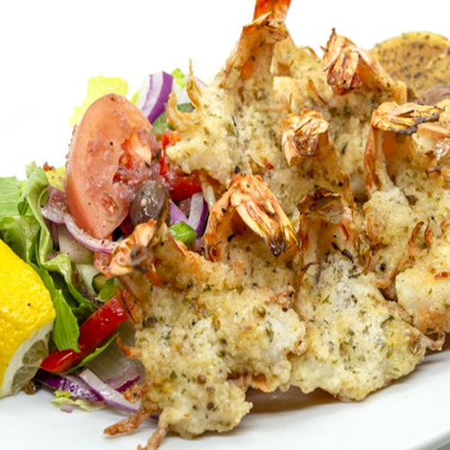 Golden Broiled Shrimp (9 pcs) Platter