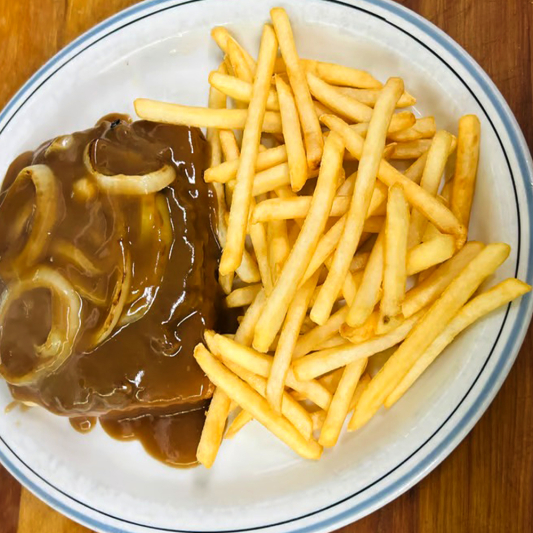 Hot Hamburg Sandwich