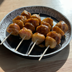 Japanese Curry Seafood Skewers